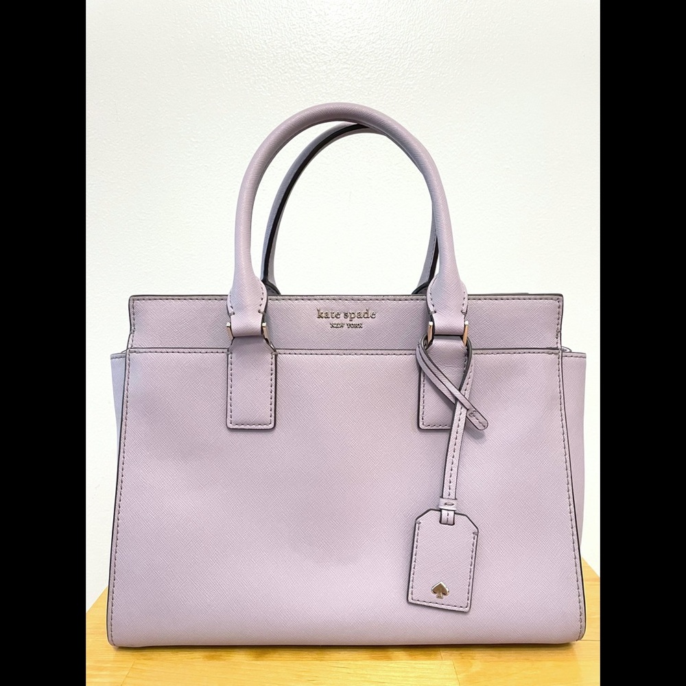 Kate Spade Pastel Lavender Crossbody Satchel Purse